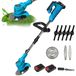 Tondeuse électrique 18 000 tours par minute 21 V 800 W Moteur sans balai Réglable en hauteur 2 batteries