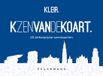KLEIR. KZENVANDEKOART. Wenskaarten - Blauw/Wit - 25 stuks