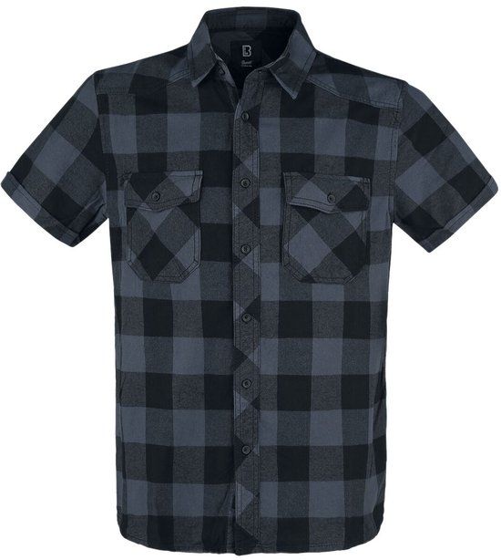 Brandit Checkshirt halfsleeve Heren Shirt met korte mouwen - 5XL
