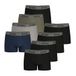 Athena - Set van 8 boxershorts voor heren Ecopack – boxershorts van ademend katoen – Öko-Tex-label – ergonomische pasvorm, voering voor, comfort en grip – marineblauw gemêleerd