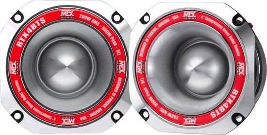 MTX Audio RTX4BTs - Hoogefficiënte Tweeter - Ø10cm - 200W RMS