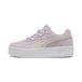 PUMA Court Lally Skye Suede sneakers voor Dames, Roze/Wit, Maat 38
