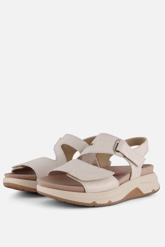 Gabor Rollingsoft Sandalen wit Synthetisch - Maat 42.5