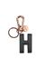 Legami My Initial - Key Ring - H - Black