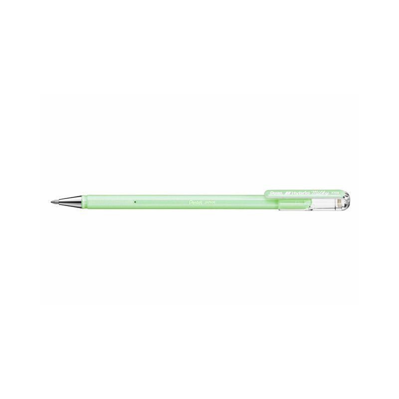 Pentel Gelschrijver k108-p 0.5mm pastel lichtgroen
