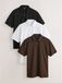 Next Shirt camel / grijs / zwart / wit