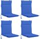 vidaXL 4-delige hoogrugkussen GEMERT 4 pcs 100% Polyester