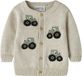 NAME IT NBMLONDON LS KNIT CARD Baby Cardigan 80 Baumwolle Peyote Melange