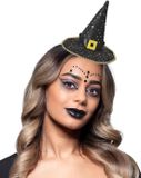 Boland Verkleed Schminkset Gothic heks - incl heksenhoed diadeem - volwassenen - Halloween