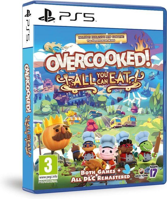 Overcooked - All You Can Eat Edition - PS5 - Blu-ray - Region Free