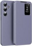 Techsuit Hoesje geschikt voor Samsung Galaxy S23 FE - SmartView Book Wallet Case - Paars