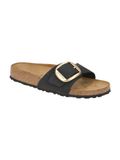 Birkenstock Madrid Big Buckle Slippers - Dames - Zwart - Maat 39