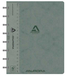 Aurora Adoc ruled notebook with ruler A5 gray 72 sheets (5 mm)
