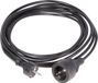 HAWA 1008294 Stroom Verlengkabel 16 A Zwart 5.00 m H05VV-F 3G 1,5 mm²