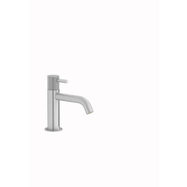 Plieger Roma 1-gats toiletkraan met vaste uitloop geborsteld chroom ID458 BRUSHED CHROME