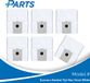 Plus.Parts Ecovacs Deebot T50 Max Omni White Stofzakken (6 Stuks, Plus.Parts® alternatief voor DDB030041)