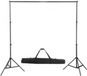 vidaXL Achtergrondsysteem 500x300 cm noir