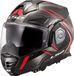 LS2 FF901 Advant X Carbon Future II Systeemhelm - Rood - Maat XXXL