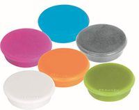 Franken GmbH HML30 99 Magneet Mag Fun Diameter (houvast 800 g, 32 mm) 10 stuks, op kleur gesorteerd