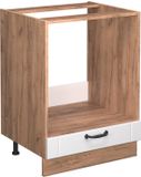 Vicco Fame-Line Ovenombouwkast – 60 cm, WB Antraciet Wit Landhuis