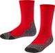 FALKE TK2 Wandelsokken anti blaren, medium padding merinowol sportsokken kinderen rood - Maat 27-30
