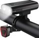 Lampe de vélo – Éclairage de vélo – Durable – Résistant à l'eau – Aluminium – Rechargeable – 2400 cd – 1 lm – Fixation à pince