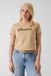 Guess T-shirt met beige kralenlogo