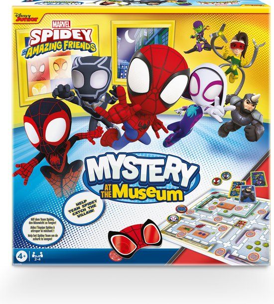 Shuffle Spidey - Mystery at the Museum Bordspel
