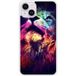 iPhone 15 Plus Lion swag bedrukt siliconen hoesje