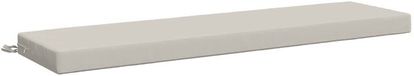 vidaXL Bankkussen SOEST 100% Polyester Wit 160 x 40 x 8 cm