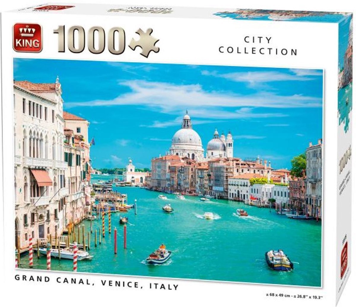 King legpuzzel City Collection Grand Canel Venice Itally 1000 stukjes