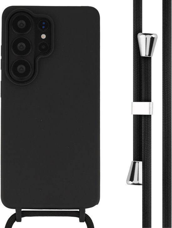 imoshion Siliconen hoesje met koord voor de Samsung Galaxy S26 Ultra - Zwart