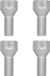 ProPlus Boulons de roue - Conique - M12 x 1.5 mm - 43 mm - Jeu de 4
