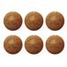 Spaas 6x Rustieke Balkaars 80 mm 24u, Cognac