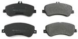 MEYLE Bremsbelagsatz, Scheibenbremse 0252486720 Vorderachse | Compatibel met: MERCEDES-BENZ E-CLASS Cabriolet, E-CLASS Coupe, GLK-CLASS