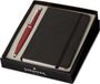 Sheaffer VFM Ballpoint Pen Gift Set - Excessive Red Chrome Plated - with A6 Notebook
