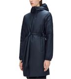 Rains Lohja Long Insulated Curve Jacket Blauw Dames M