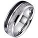 TJ Tom Jaxon Wolfraam heren ring Carbon Vermiculiet Inlay-20mm