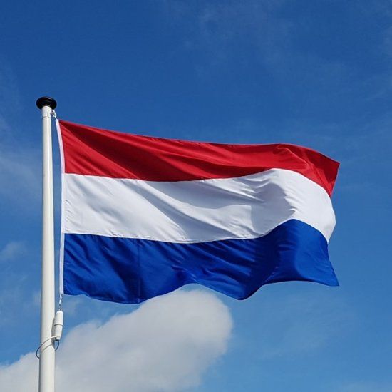 Dekker Vlaggen Nederlandse vlag 300x200 cm. Top kwaliteit