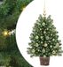 vidaXL Kunstkerstboom met 150 LED-lampjes, groen, 95 cm, PE en PVC