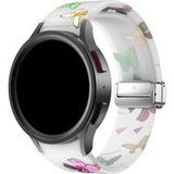 Strap-it Samsung Bracelet magnétique papillon lumineux Samsung Galaxy Watch 6 - 44mm