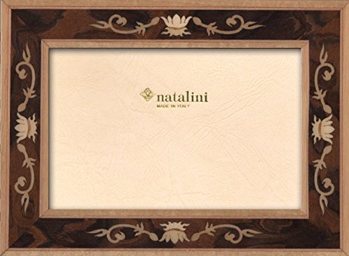 Natalini LUIGI XIV NOCE 13X18 fotolijst met ondersteuning voor tafel, Tulipwood, walnoot, 13 x 18 x 1,5