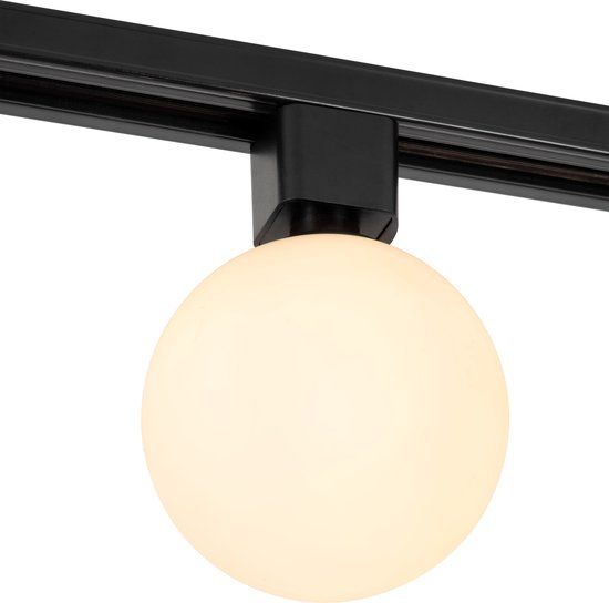 Lucide TRACK TYCHO- Railspot - 1-fase Railsysteem / Railverlichting - 1xG9 - Opaal (Uitbreiding)