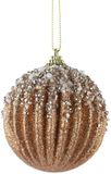 Decoris Kerstbal foam d8cm brandy