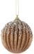 Decoris Kerstbal foam d8cm brandy