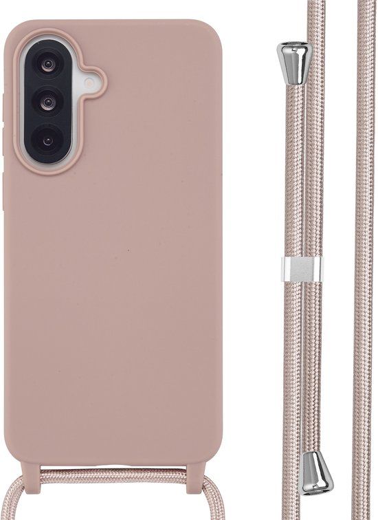 imoshion Siliconen hoesje met koord voor de Samsung Galaxy A37 (5G) - Sand Pink