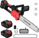 StarTech Elektrische kettingzaag - Accu-motorsag 30 cm - Borstelloos, 3500W - 21V systeem - 20000 tpm - Geschikt voor zagen en het snoeien van bomen - Inclusief 2 accu's