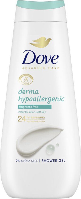 Dove Derma Hypo-Allergenic Douchecrème - 400 ml
