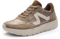 Ara Sneaker New York Dames Beige Textiel Maat 37.5