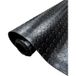 Comercial Candela - Sol Pvc 100% Caoutchouc Sol Protection Design Boutons Noir Epaisseur 3mm 100x200cm